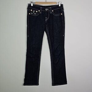 TRUE Religion 27x31 dark wash straight leg jeans